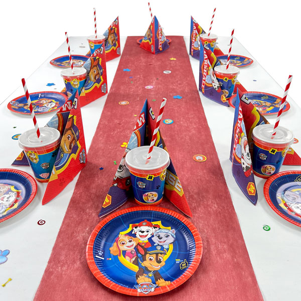 Paw Patrol Tisch Deko Set bis 16 Gäste, 86-teilig Paw Patrol Tisch Deko Set bis 16 Gäste, 86-teilig von Geburtstagsfee