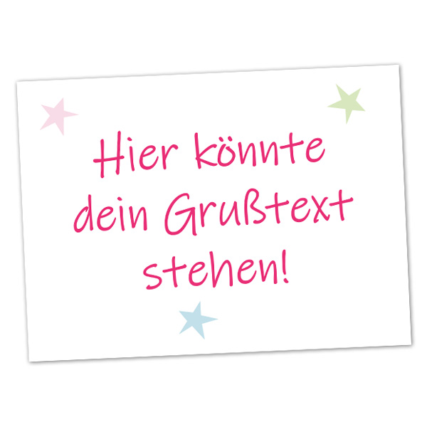 Persönlicher Gruß mit Direktversand an Ihre Liebsten von Geburtstagsfee