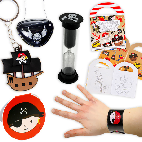 Piraten Mitgebselset für 1 Kind, 6 coole Kleingeschenke Piraten Mitgebselset für 1 Kind, 6 coole Kleingeschenke von Geburtstagsfee