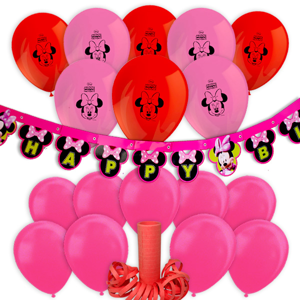 XL Raumdekoset Minnie Maus, 20-tlg. XL Raumdekoset Minnie Maus, 20-tlg. von Geburtstagsfee