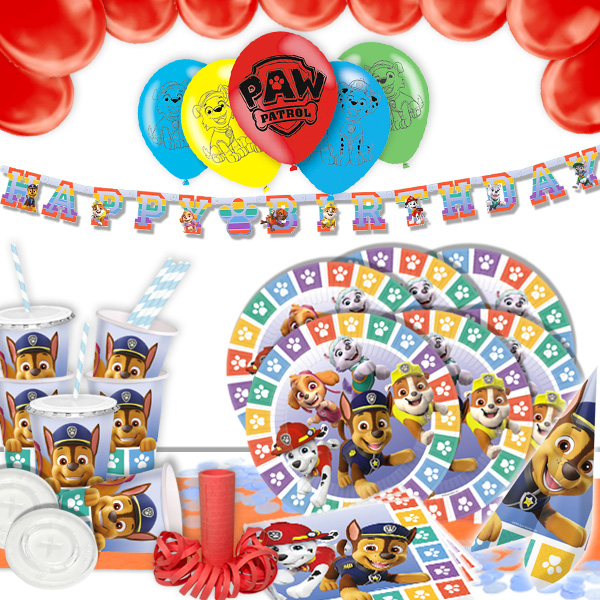 XL Tisch- und Raumdekoset Paw Patrol, 70-tlg. XL Tisch- und Raumdekoset Paw Patrol, 70-tlg. von Geburtstagsfee