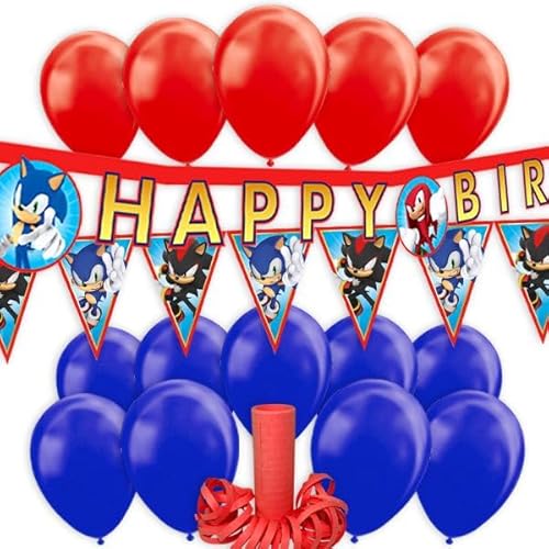 XXL Raumdekoset Sonic, 23-tlg. von Geburtstagsfee