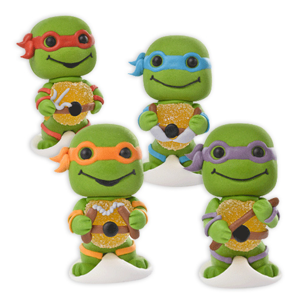 Zuckerfigurenset, Ninja Turtles, 4-tlg. Zuckerfigurenset, Ninja Turtles, 4-tlg. von Geburtstagsfee