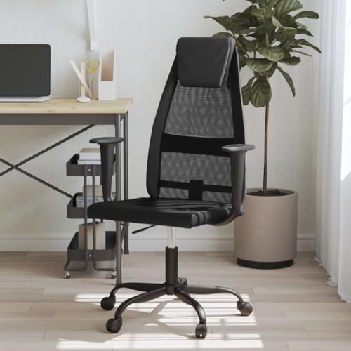 Gecheer Bürostuhl Höhenverstellbar Schwarz Netzstoff und Kunstleder, Bürostuhl Schreibtischstuhl Büromöbel Stuhl Chefsessel Bürosessel Computerstuhl/ 353023 Gecheer Bürostuhl Höhenverstellbar Schwarz Netzstoff und Kunstleder, Bürostuhl Schreibtischstuhl Büromöbel Stuhl Chefsessel Bürosessel Computerstuhl/ 353023 von Gecheer