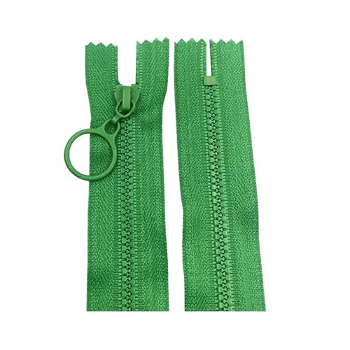 5 Stück 40/50/60/70cm 3# farbige Kunstharz-Reißverschlüsse mit geschlossenem Ende und Ringzieher für Taschen, Kleidung, Nähzubehör von GediZ