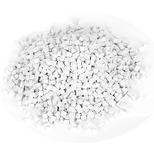Gedourain 4*4mm Keramische Füllmedien,Weißes keramisches Dreikant Schleifmittel,Small Rock Tumbling Keramikpellets Polierendes Schleifmaterial für Bowlder,für alle Tumbler Typen von Gedourain