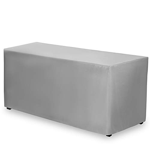 Gee Di Moda Maßgeschneiderte Tischdecke, 183 x 76 cm, silberfarbene Tischdecke für rechteckige Tische, strapazierfähiger, waschbarer Stoff, für Buffet-Tisch, Urlaub, Party, Abendessen, Hochzeit und Gee Di Moda Maßgeschneiderte Tischdecke, 183 x 76 cm, silberfarbene Tischdecke für rechteckige Tische, strapazierfähiger, waschbarer Stoff, für Buffet-Tisch, Urlaub, Party, Abendessen, Hochzeit und von Gee Di Moda