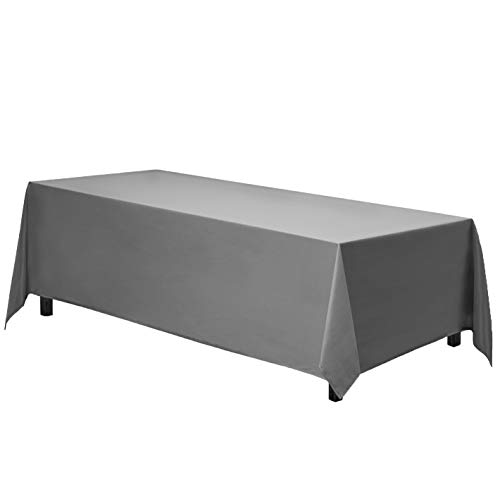 Gee Di Moda Rechteckige Tischdecke, 228 x 332 cm, anthrazit, für 180 cm große Tische mit bodenlanger Länge, strapazierfähiger, waschbarer Stoff, Buffettisch, Urlaub, Party, Hochzeit und Babyparty Gee Di Moda Rechteckige Tischdecke, 228 x 332 cm, anthrazit, für 180 cm große Tische mit bodenlanger Länge, strapazierfähiger, waschbarer Stoff, Buffettisch, Urlaub, Party, Hochzeit und Babyparty von Gee Di Moda
