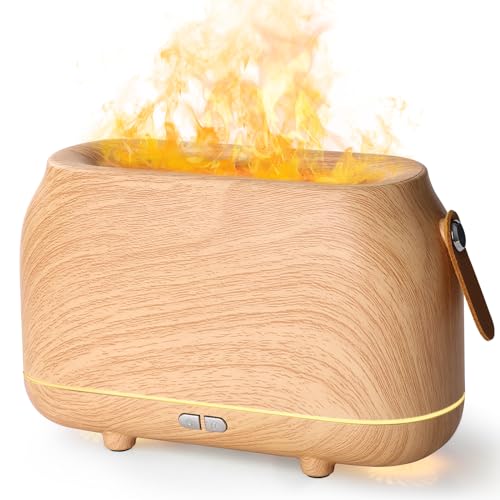 Aroma Diffuser für Duftöle,GeeRic 200ml Ultraschall Luftbefeuchter,Flammeneffekt Diffusor für ätherische Öle,Raumbefeuchter Aromatherapie Öle Duftlampe mit 7 Farben LED Leichte Aroma Diffuser für Duftöle,GeeRic 200ml Ultraschall Luftbefeuchter,Flammeneffekt Diffusor für ätherische Öle,Raumbefeuchter Aromatherapie Öle Duftlampe mit 7 Farben LED Leichte von GeeRic