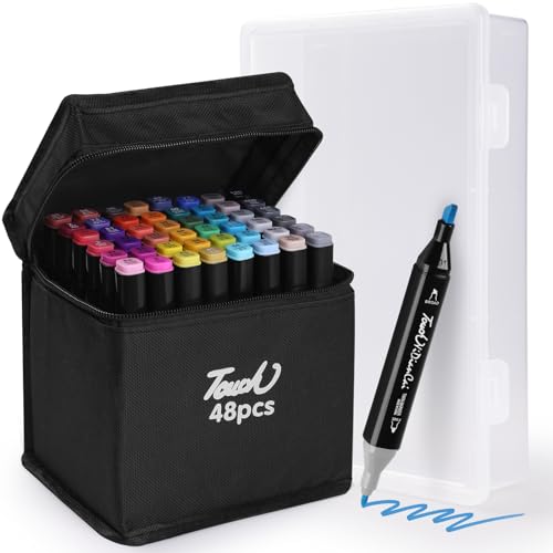 GeeRic Alkohol Marker, 48 Farben Alcohol Marker ür Malerei, Zeichnung, Design, Rendering, Brief, Poster, Malbücher GeeRic Alkohol Marker, 48 Farben Alcohol Marker ür Malerei, Zeichnung, Design, Rendering, Brief, Poster, Malbücher von GeeRic