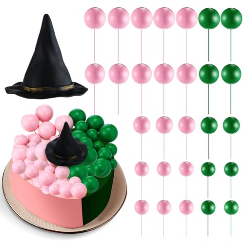 Geelin 42 Stück Hexen-Themen-Partyzubehör, grüne und rosa Luftballons, Kuchendekoration, Mini-Luftballons, silberne Kunststoffkrone und schwarzer Frauenhut für Geburtstagstortendekoration Geelin 42 Stück Hexen-Themen-Partyzubehör, grüne und rosa Luftballons, Kuchendekoration, Mini-Luftballons, silberne Kunststoffkrone und schwarzer Frauenhut für Geburtstagstortendekoration von Geelin