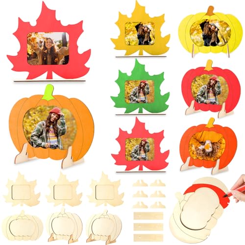 Geelin 6 Stück Herbst-Bilderrahmen-Bastelsets DIY Holz Kürbis Ahorn Bilderrahmen Bulk Thanksgiving Herbst Bastelset für Jungen Mädchen Zuhause Klassenzimmer Thanksgiving Day Basteln Spiel Aktivitäten Geelin 6 Stück Herbst-Bilderrahmen-Bastelsets DIY Holz Kürbis Ahorn Bilderrahmen Bulk Thanksgiving Herbst Bastelset für Jungen Mädchen Zuhause Klassenzimmer Thanksgiving Day Basteln Spiel Aktivitäten von Geelin