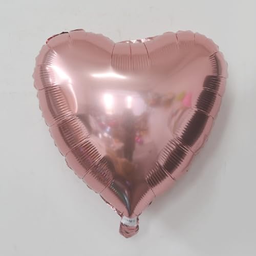 Geettcaifu 12 Stück 45,7 cm große rotgoldene Herz-Folienballons, Mylar-Herz-Heliumballons für Hochzeit, Geburtstag, Valentinstag, Verlobung, Jahrestag, Babyparty, Dekorationen Geettcaifu 12 Stück 45,7 cm große rotgoldene Herz-Folienballons, Mylar-Herz-Heliumballons für Hochzeit, Geburtstag, Valentinstag, Verlobung, Jahrestag, Babyparty, Dekorationen von Geettcaifu