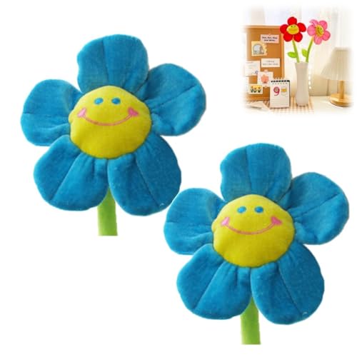 Gehanico Plüschblumen-Vorhangschnalle, biegbare Stiele, künstliche Sonnenblumen-Raffhalter, Plüsch, Gänseblümchen, Blumenstrauß mit glücklichem Smiley-Gesicht, Plüsch, Valentinstagsgeschenk für Kinder Gehanico Plüschblumen-Vorhangschnalle, biegbare Stiele, künstliche Sonnenblumen-Raffhalter, Plüsch, Gänseblümchen, Blumenstrauß mit glücklichem Smiley-Gesicht, Plüsch, Valentinstagsgeschenk für Kinder von Gehanico