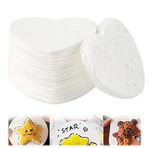 Gehanico Schaumstoff-Textur-Malpapier, magisches Schaumstoff-Papier, Basteln, Kinder, zum Basteln, geschwollene, abstrakte Malerei, Bastelbedarf, 10 Stück, weißes Herz Gehanico Schaumstoff-Textur-Malpapier, magisches Schaumstoff-Papier, Basteln, Kinder, zum Basteln, geschwollene, abstrakte Malerei, Bastelbedarf, 10 Stück, weißes Herz von Gehanico
