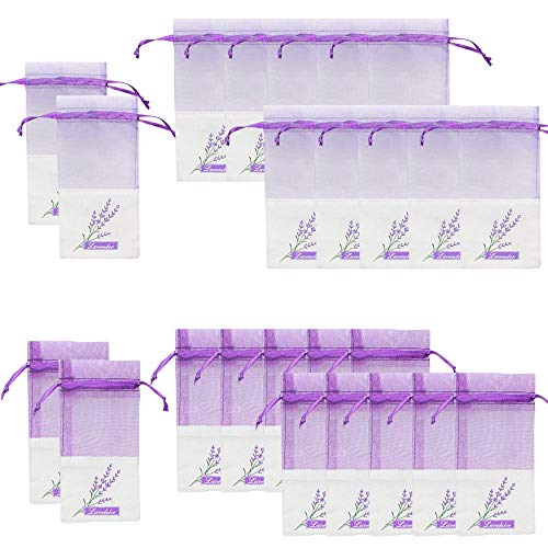 Geila 24er Beutel Leere Beutel Lila Kordelzug Gaze Baumwolle-Ramie Säcke für Lavendel, Gewürze und Kräuter Geila 24er Beutel Leere Beutel Lila Kordelzug Gaze Baumwolle-Ramie Säcke für Lavendel, Gewürze und Kräuter von Geila
