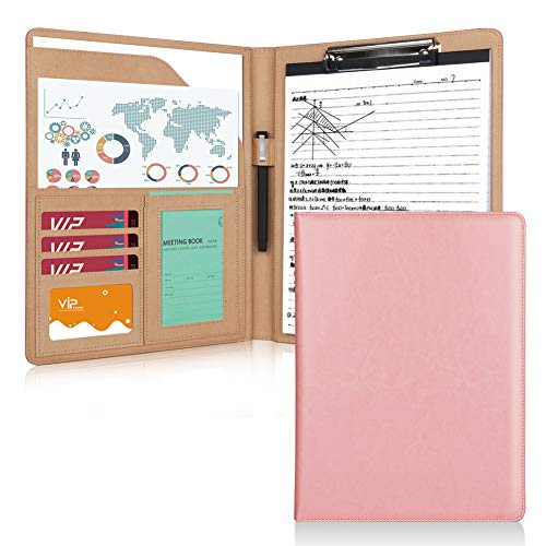 Klemmbrett-Mappe, Lebenslauf-Aufbewahrung, A4-Ordner, Portfolio, Padfolio (Rosa) von Geila