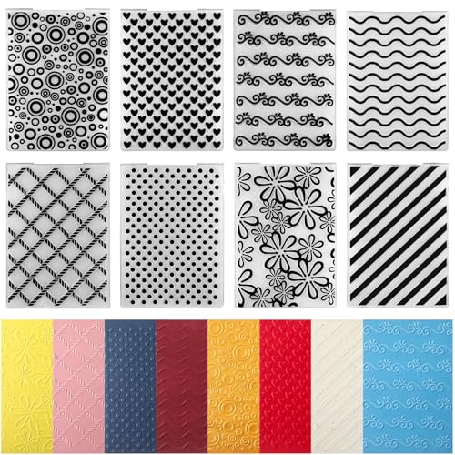 8 Stück Kunststoff-Prägeschablonen DIY Handwerk Vorlage Papier Karte Prägeschablone für Kartenherstellung DIY Blume Scrapbook Fotoalbum Handwerk Dekoration 5,9 x 4,1 Zoll 8 Stück Kunststoff-Prägeschablonen DIY Handwerk Vorlage Papier Karte Prägeschablone für Kartenherstellung DIY Blume Scrapbook Fotoalbum Handwerk Dekoration 5,9 x 4,1 Zoll von Geiserailie