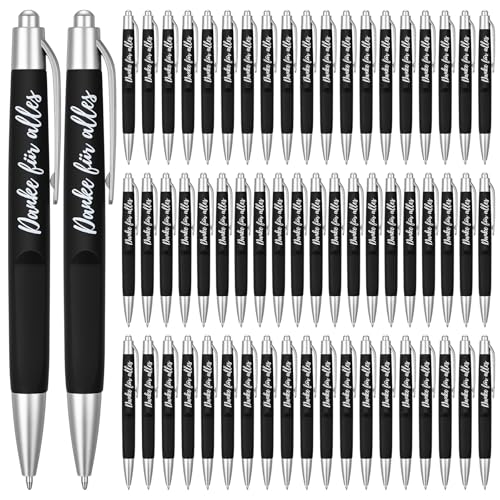 Geiserailie 60 Kugelschreiber Bedruckter Kugelschreiber Einziehbarer Kugelschreiber Großpackung Schwarz Mittlere Spitze 1,0mm, Dankeschön Geschenk Abschiedsgeschenk für Schule und Büro Geiserailie 60 Kugelschreiber Bedruckter Kugelschreiber Einziehbarer Kugelschreiber Großpackung Schwarz Mittlere Spitze 1,0mm, Dankeschön Geschenk Abschiedsgeschenk für Schule und Büro von Geiserailie