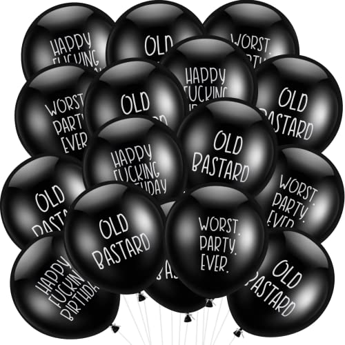 Gejoy 24 Stücke Missbräuchliche Luftballons Lustige Missbräuchliche Geburtstag Party Ballons Süße Beleidigend Luftballons Unhöfliche Latex Geburtstag Ballons für Männer von Gejoy