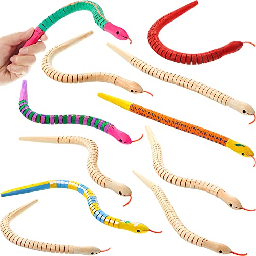 Gejoy 40 Stück 30,5 cm große Holzschlangen unlackierte Wackelverbindungen flexible Holzschlangen zum Bemalen leer Leinwand Tiermodell für Kunst und Handwerk Halloween Geburtstag Party Supplies Gejoy 40 Stück 30,5 cm große Holzschlangen unlackierte Wackelverbindungen flexible Holzschlangen zum Bemalen leer Leinwand Tiermodell für Kunst und Handwerk Halloween Geburtstag Party Supplies von Gejoy