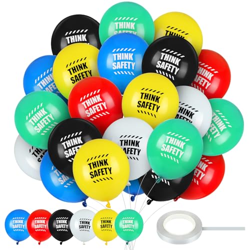 Gejoy 60 Stück National Safety Month Ballon 30,5 cm Latex-Konstruktion 6 Stil Erinnerungsballons für sichere Messen und Arbeitsplatz-Sicherheitserinnerungen Feier Dekoration Gejoy 60 Stück National Safety Month Ballon 30,5 cm Latex-Konstruktion 6 Stil Erinnerungsballons für sichere Messen und Arbeitsplatz-Sicherheitserinnerungen Feier Dekoration von Gejoy