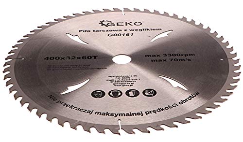 Geko G00161 TCT Kreissägeblatt für Holz 400 mm x 32 mm x 60 T Geko G00161 TCT Kreissägeblatt für Holz 400 mm x 32 mm x 60 T von Geko