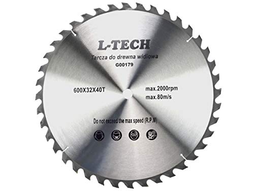Geko G00170 TCT Kreissägeblatt für Holz 500 mm x 32 mm x 40 t (Pack von 6) von Geko