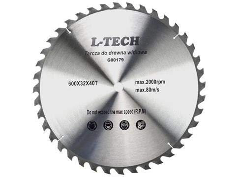 Geko G00179 TCT Kreissägeblatt für Holz 600 mm x 32 mm x 40 t (4 Stück) von Geko