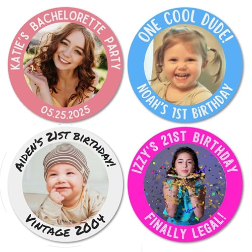 Aufkleber selbst gestalten (37mm105 pieces)–Personalized Customizable sticker ideal for company logos, packaging, and images-Waterproof and dishwasher-safe von Gelasgo