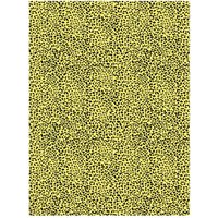 Décopatch-Papier fluoreszierend "Yellow Leoprint" von Gelb