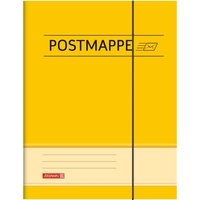 Postmappe mit Gummizug von Gelb
