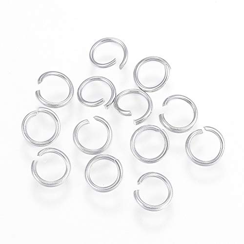 Gelirda 1000 Stück 20 Gauge Edelstahl offene Binderinge Spaltringe für DIY Handwerk Schmuck Halsketten Armband Herstellung von Gelirda