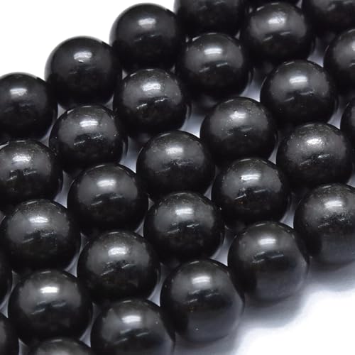 Gelirda 120 Stück 6 mm natürliche Rosenkranz, runde Perlen, schwarzer Edelstein, Abstandshalter für DIY-Schmuck, Armband, Halskettenherstellung Gelirda 120 Stück 6 mm natürliche Rosenkranz, runde Perlen, schwarzer Edelstein, Abstandshalter für DIY-Schmuck, Armband, Halskettenherstellung von Gelirda