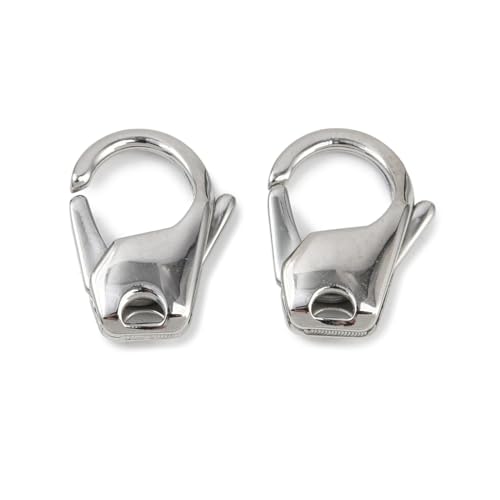 Gelirda Karabinerverschlüsse aus Edelstahl, oval, Hakenverschluss, Endverschlüsse für DIY-Armbänder, Halsketten, Schmuckherstellung, 10 Stück Gelirda Karabinerverschlüsse aus Edelstahl, oval, Hakenverschluss, Endverschlüsse für DIY-Armbänder, Halsketten, Schmuckherstellung, 10 Stück von Gelirda