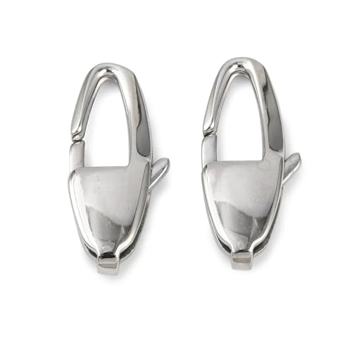 Gelirda Karabinerverschlüsse aus Edelstahl, ovale Form, für Schmuck, Armband, Halskette, Basteln, 10 Stück Gelirda Karabinerverschlüsse aus Edelstahl, ovale Form, für Schmuck, Armband, Halskette, Basteln, 10 Stück von Gelirda