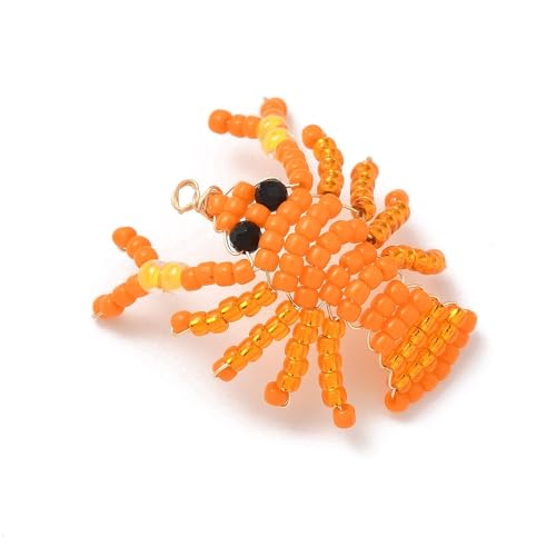 Gelirda Süßer 3D-Hummer mit Kupferdraht, Glasperlen, Ozean, Strand, Charms, Ornamente für Schmuckherstellung, Handwerk, 10 Stück Gelirda Süßer 3D-Hummer mit Kupferdraht, Glasperlen, Ozean, Strand, Charms, Ornamente für Schmuckherstellung, Handwerk, 10 Stück von Gelirda