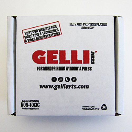 Gelli Arts Gel Print Studenten Platte 5X5 In Sqr von Gelli Arts