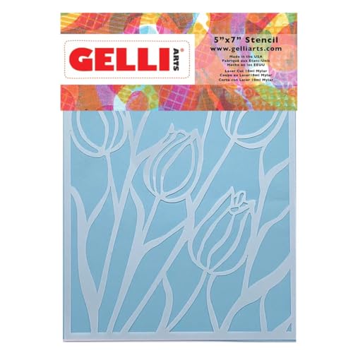 Gelli Arts Stencil Tulpen 12,7x17,8 cm Gelli Arts Stencil Tulpen 12,7x17,8 cm von Gelli Arts