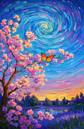 GemZono Diamond Painting Kits für Erwachsene, 5D Sternenhimmel Diamant Kunst Kits für Anfänger, DIY Full Drill Paint mit Diamant, Home Wall Decor 12 x 16 Zoll GemZono Diamond Painting Kits für Erwachsene, 5D Sternenhimmel Diamant Kunst Kits für Anfänger, DIY Full Drill Paint mit Diamant, Home Wall Decor 12 x 16 Zoll von GemZono