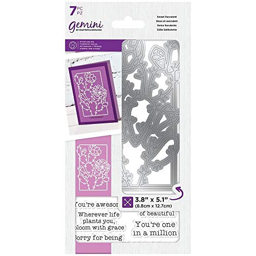 Gemini GEM-STD-PPAS Acryl Stempel & Stanzwerkzeug Set-Hübsche Blütenblätter, Silber, Einheitsgröße Gemini GEM-STD-PPAS Acryl Stempel & Stanzwerkzeug Set-Hübsche Blütenblätter, Silber, Einheitsgröße von Gemini