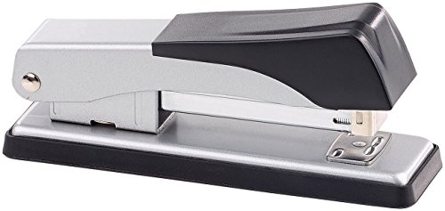General Office Bürotacker: Büroheftgerät aus Metall und Kunststoff, für 20 Blatt, schwarz/silbern (Bürohefter, Heftzange, Heftklammern) von General Office