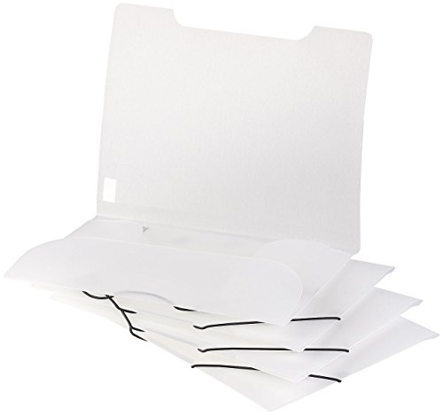 General Office Dokumentenmappe: 4er-Set Eckspanner-Einschlagmappen, Gummizug, Kunststoff, transparent (Gummizugmappe, Eckspannmappe, Hefter) von General Office