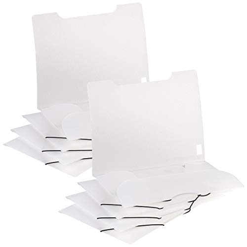 General Office Sammelmappe: 8er-Set Eckspanner-Einschlagmappen, Gummizug, Kunststoff, (Gummizugmappen, Ordnungsmappe, Rechnung) von General Office