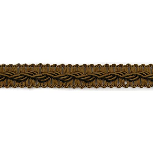 (DE) ab10 m Posamentenborte 12 mm Farbe bronze Schmuckband Spitze Bordüre Borte Posamentenborte Bänder Brokatborte von Generic