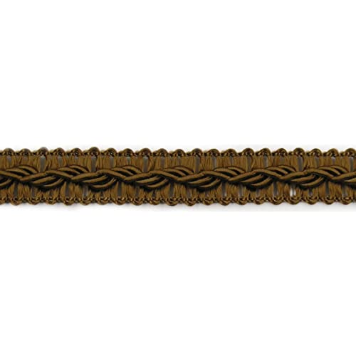 (DE) ab10 m Posamentenborte 12 mm Farbe bronze Schmuckband Spitze Bordüre Borte Posamentenborte Bänder Brokatborte von Generic