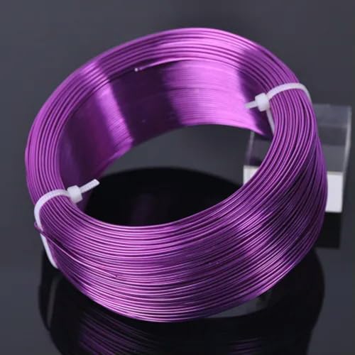 1/1,5/2/2,5/3 mm weicher Metall-Aludraht zum Basteln, Perlendraht, Großhandel, DIY, 1,5 mm, lila 1/1,5/2/2,5/3 mm weicher Metall-Aludraht zum Basteln, Perlendraht, Großhandel, DIY, 1,5 mm, lila von Generic