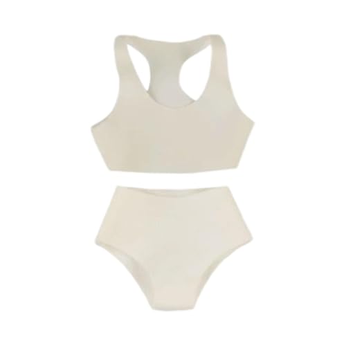 1/12 Maßstab Sport Tank Top Shorts Set Miniatur Puppenkleidung Mini Kleidung für 6'' weibliche Puppen Figur, Weiß von Generic