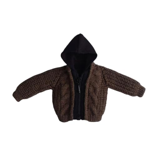1/12 Skala Pullover Action Figuren Kleidung DIY Kostüm Dekoration Kleid up Puppe Kleidung, Braun 1/12 Skala Pullover Action Figuren Kleidung DIY Kostüm Dekoration Kleid up Puppe Kleidung, Braun von Generic