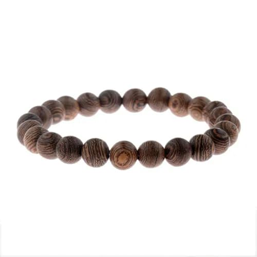 1/2 Stücke 8MM Hämatit Tigerauge Lava Stein Perlen Armbänder Schmuck für Männer Frauen-Holz 1/2 Stücke 8MM Hämatit Tigerauge Lava Stein Perlen Armbänder Schmuck für Männer Frauen-Holz von Generic